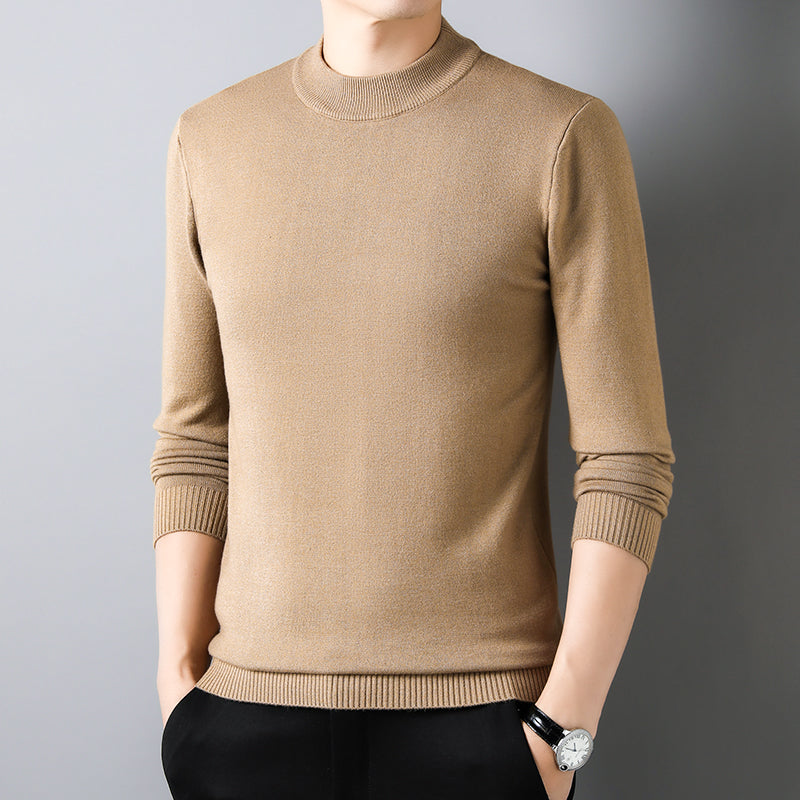 Half-Turtleneck Knit Sweater