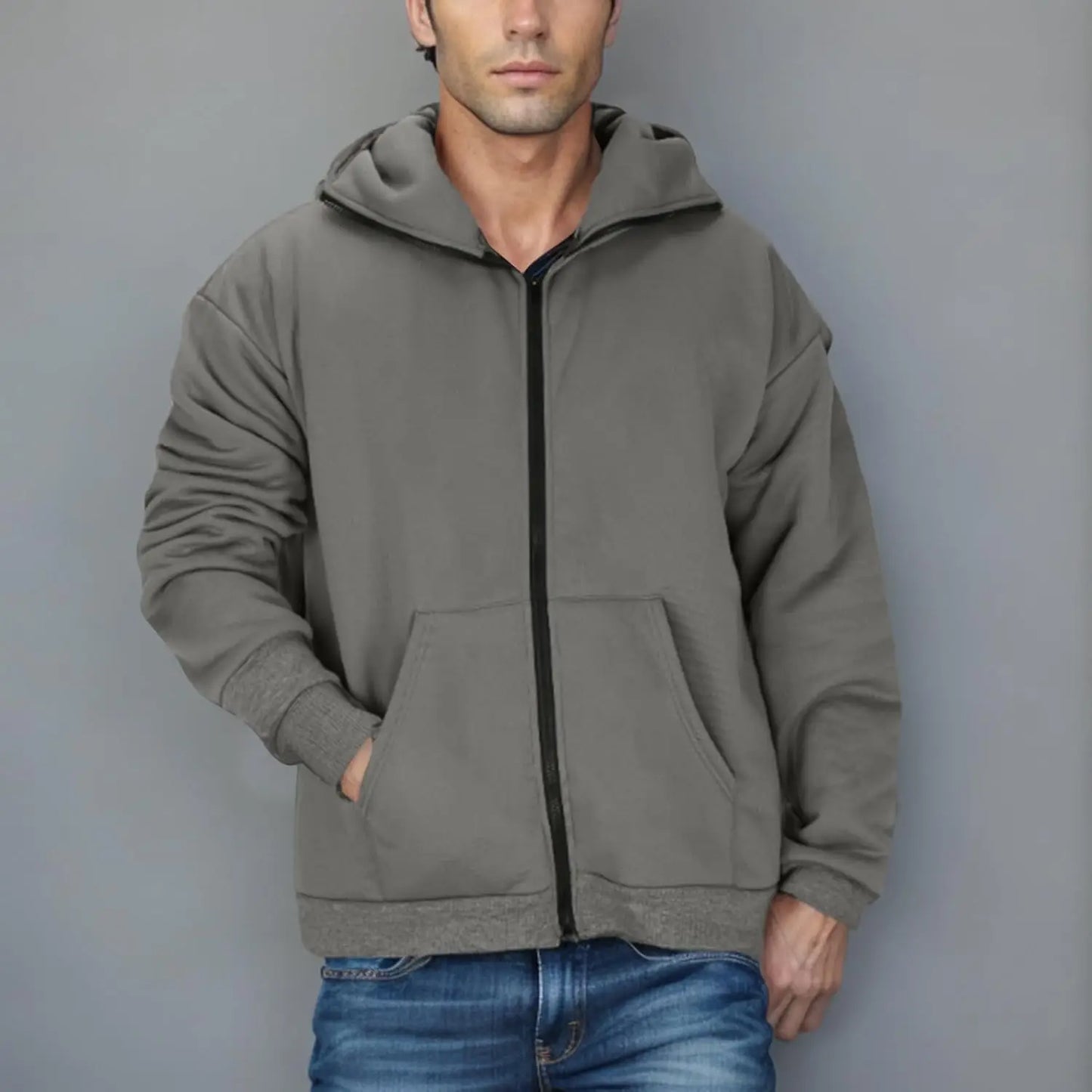 Unisex Zip Up Hoodie with Face Mask