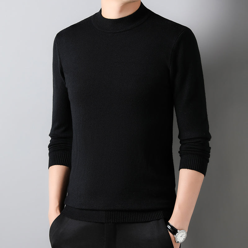 Half-Turtleneck Knit Sweater