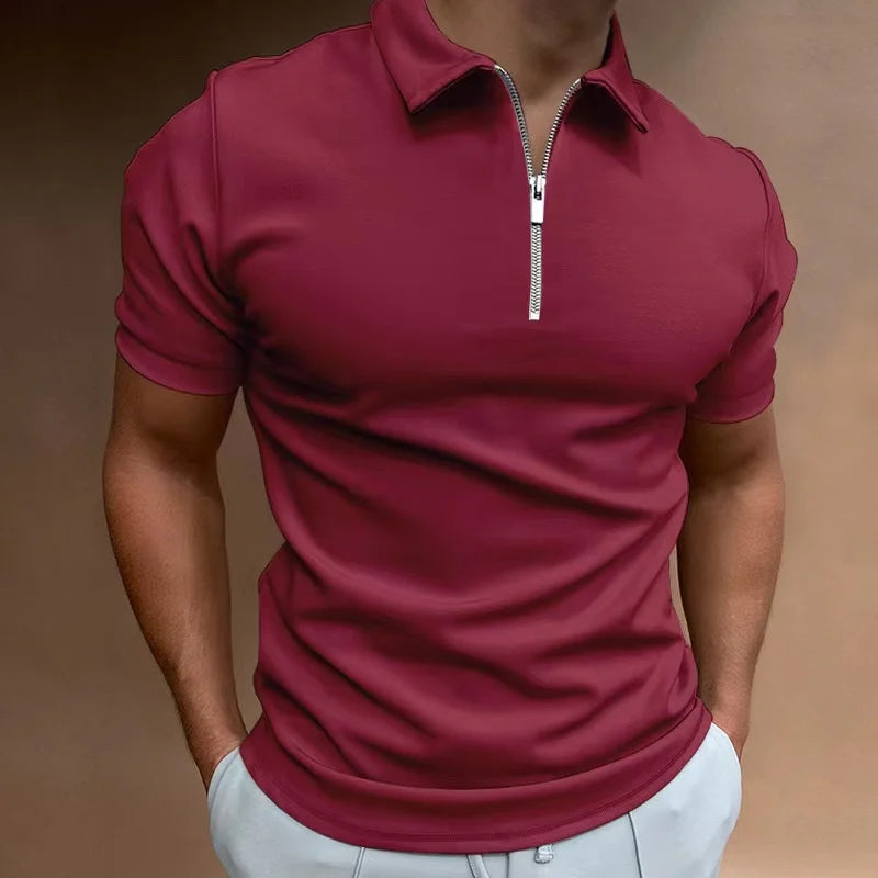 Zip Polo Shirt