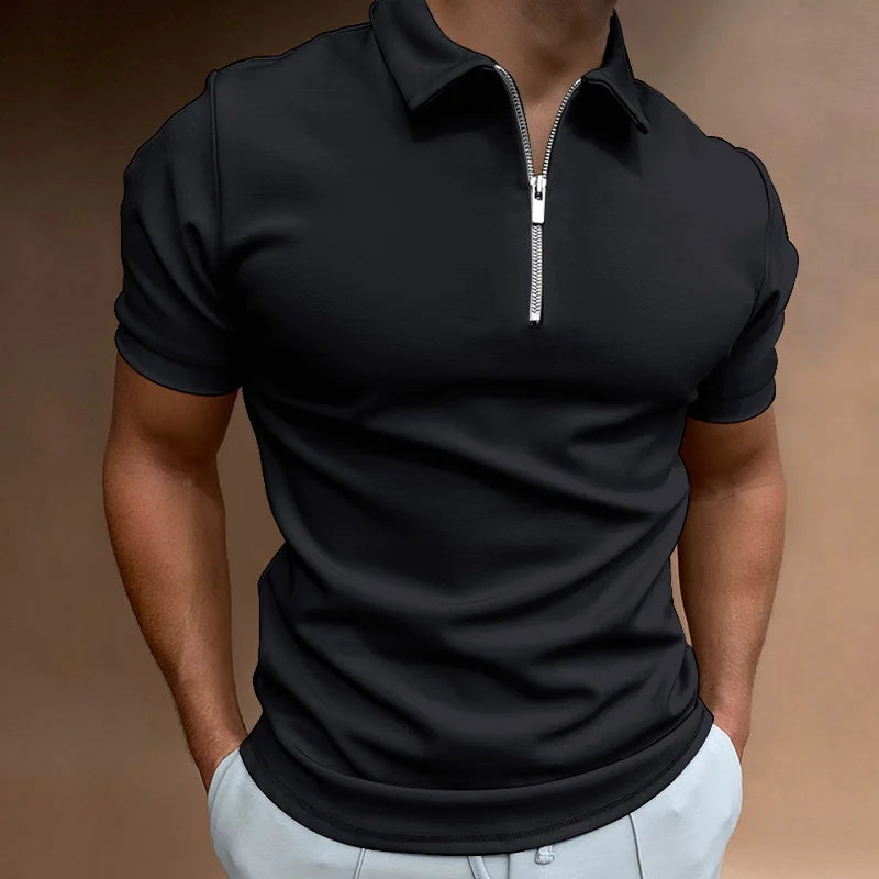 Zip Polo Shirt