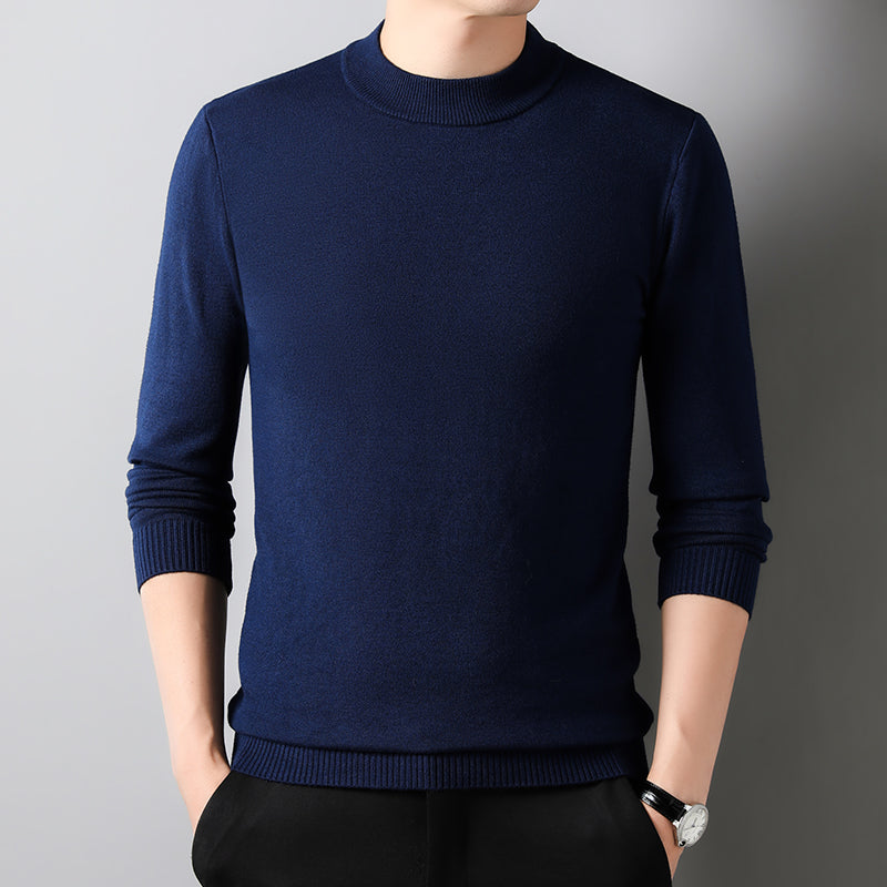 Half-Turtleneck Knit Sweater