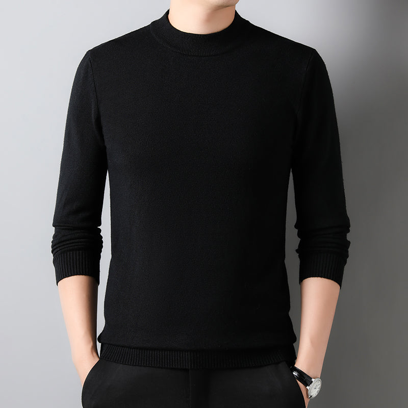 Half-Turtleneck Knit Sweater